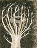Larger/Small drawing 3 by steve newton, Drawing, Pen on Paper