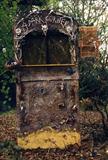 a dark corner - puppet booth by steve newton, Sculpture, mixed media