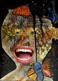 collagehead5 by steve newton, Giclee Print, direct digital print