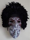 masked by steve newton, Sculpture, mixed media