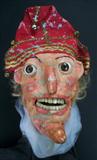 mr punch puppet by steve newton, Sculpture, foam head.