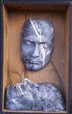 self non self by steve newton, Sculpture, mixed media, papier mache,