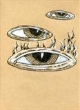 small drawing 59 by steve newton, Drawing, Pen on Paper