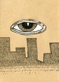 small drawing 65 by steve newton, Drawing, Pen on Paper