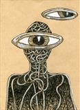 small drawing 72 by steve newton, Drawing, Pen on Paper