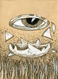 small drawing 77 by steve newton, Drawing, Pen on Paper