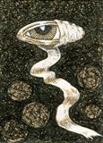 small drawing 83 by steve newton, Drawing, Pen on Paper