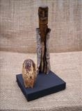 totem 3 by steve newton, Sculpture, Wood