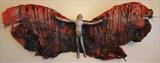 winged3 by steve newton, Sculpture, mixed media
