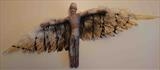 winged4 by steve newton, Sculpture, mixed media