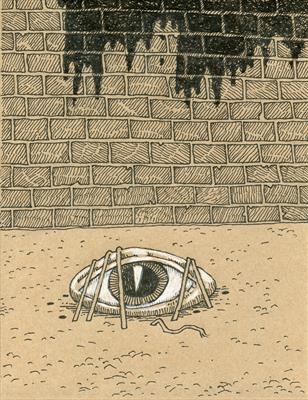 Larger/Small drawing 65 by steve newton, Drawing, Pen on Paper