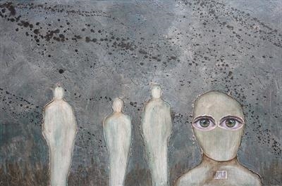 lost3 by steve newton, Painting, Mixed Media