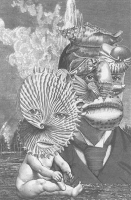 mollusc family portrait by steve newton, Giclee Print, direct digital print