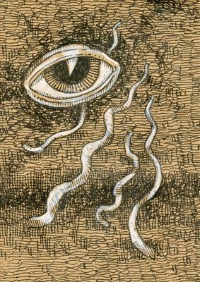small drawing 52 by steve newton, Drawing, Pen on Paper