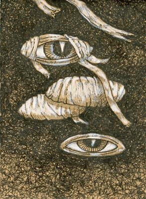 small drawing 53 by steve newton, Drawing, Pen on Paper