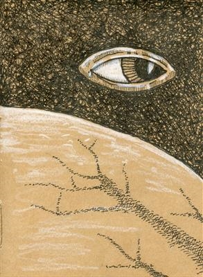 small drawing 55 by steve newton, Drawing, Pen on Paper