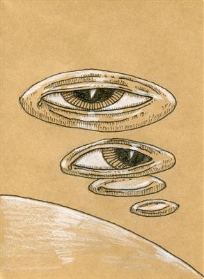 small drawing 56 by steve newton, Drawing, Pen on Paper